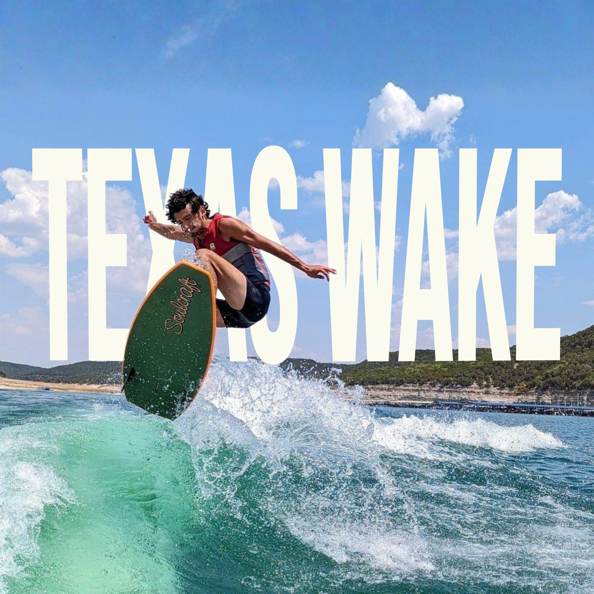 Texas Wake wakeboarder on Lake Austin